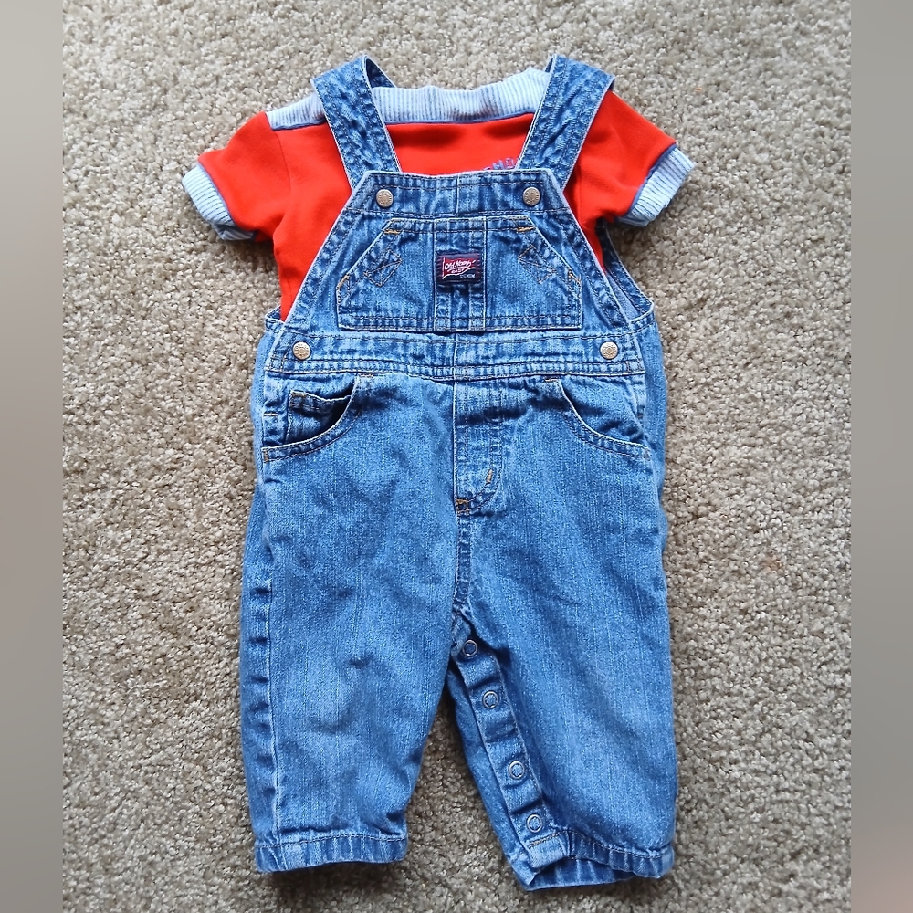 Vintage Baby Overall Outfit